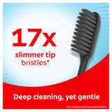 Colgate Slim Soft Toothbrush Charcoal Slim Tip Soft Bristle 1pack