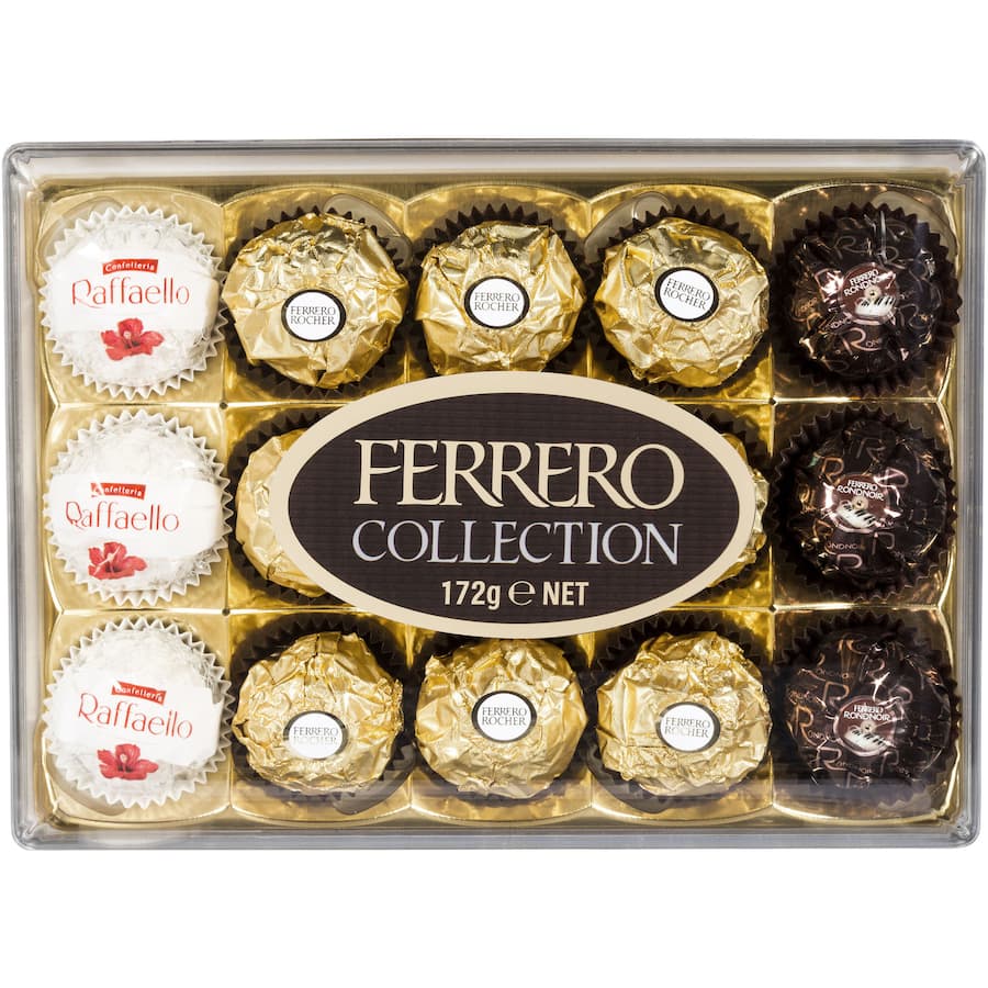 Ferrero Rocher Chocolate Box Assorted Collection 15pk 172g