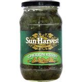 Sun Harvest Relish Gherkins 375g