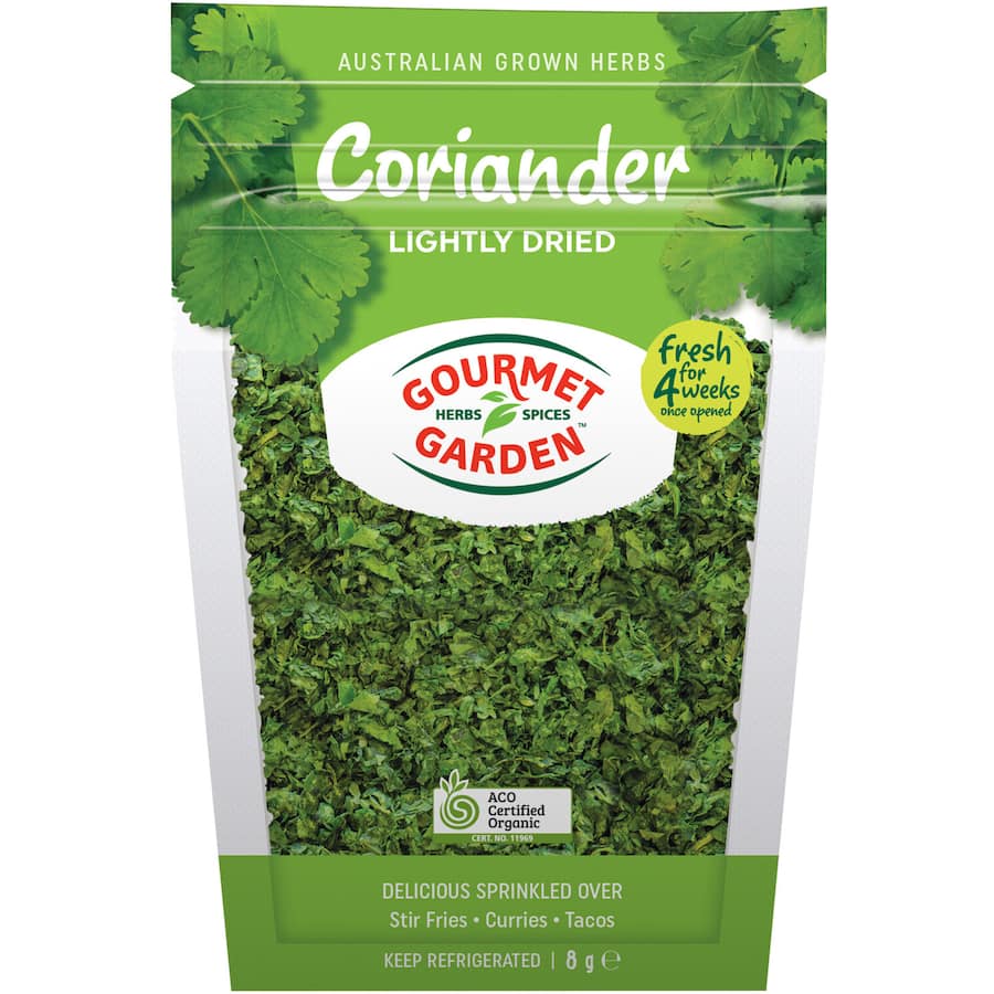 Gourmet Garden Fresh Vegetable Coriander Lightly Dried Packet 8g