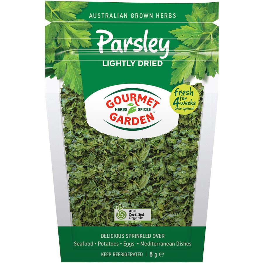 Gourmet Garden Fresh Vegetable Parsley Lightly Dried Packet 8g