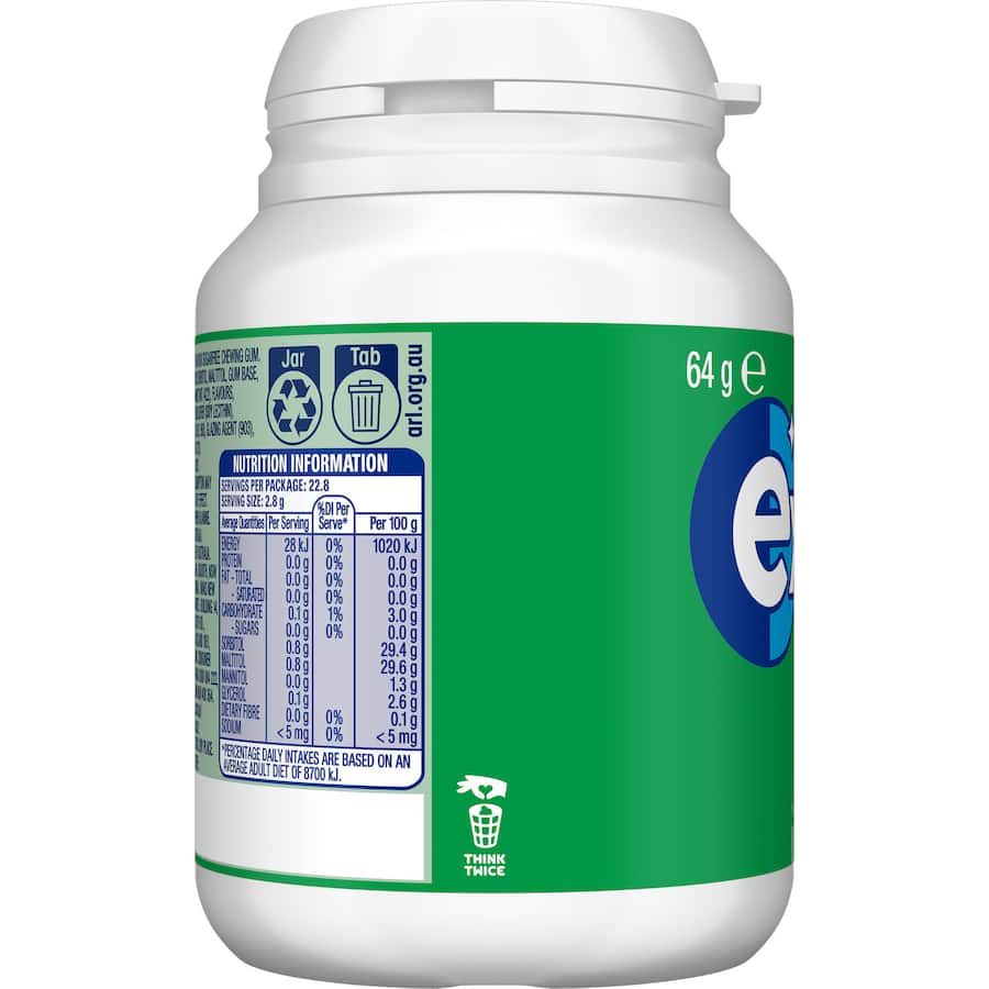 Extra Chewing Gum Spearmint 46 Pieces 64g