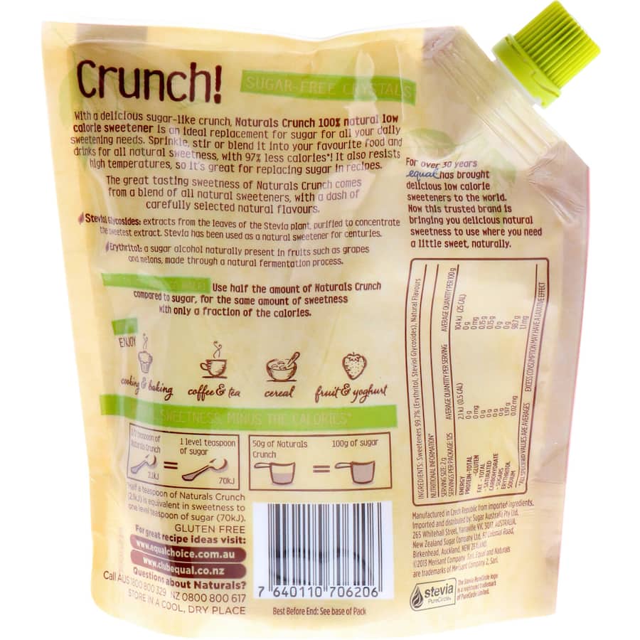 Naturals Sugar Substitute Sugar Free Crystals 250g