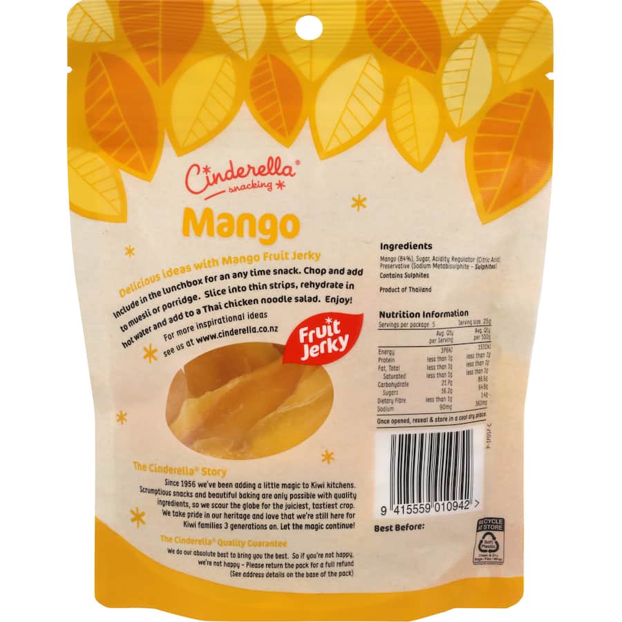 Cinderella Mango Dried 125g
