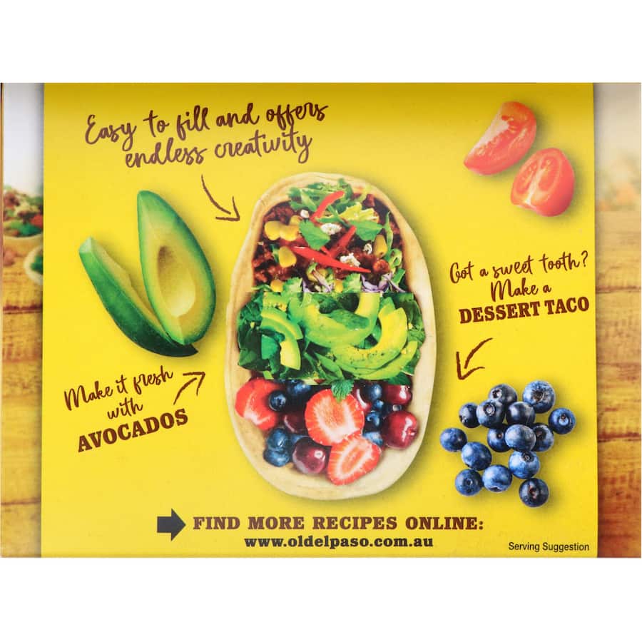 Old El Paso Taco Kit Soft Sweet Paprika & Tomato 8 pack 348g