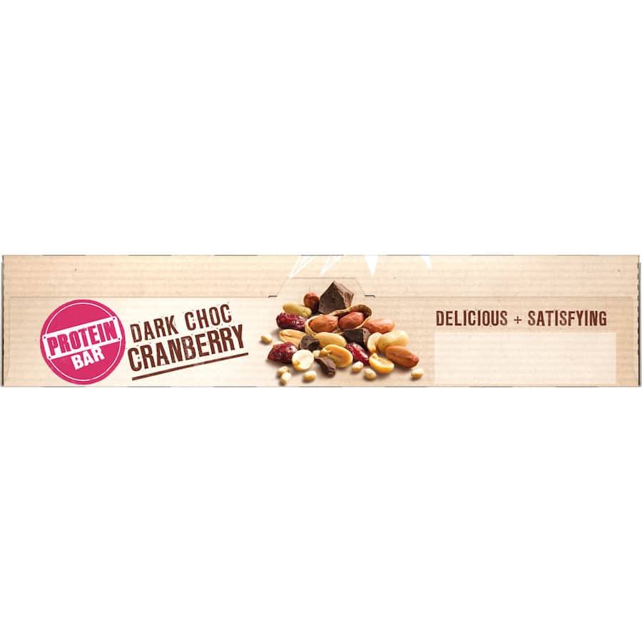 Tasti Protein Bars Dark Choc Cranberry 5pk 200g