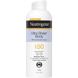 Neutrogena Ultra Sheer Sunscreen Mist Spf 50+ 140g