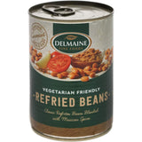 Delmaine Beans Refried Can 420g