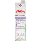 Vitasoy Coconut Milk Unsweetened Carton 1L