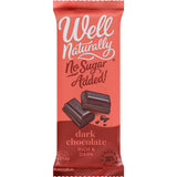 Well Naturally No Sugar Added Snack Bar Dark Chocolate 90g
