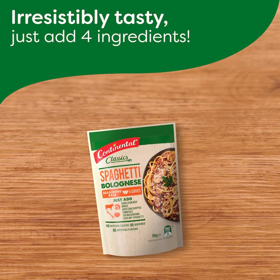 Continental Classics Recipe Base Spaghetti Bolognese Pack 50g