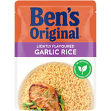 Bens Original Microwave Rice Roasted Garlic Rice Pouch 250g