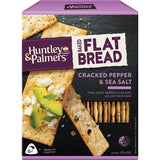 Huntley & Palmers Baked Flat Bread Pepper & Sea Salt 125g
