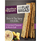 Huntley & Palmers Baked Flat Bread Pepper & Sea Salt 125g