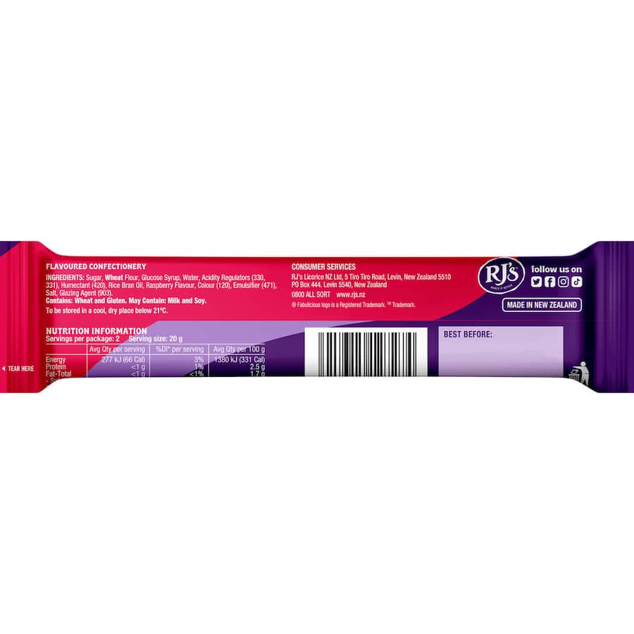 Fabulicious Raspberry Twist  40g