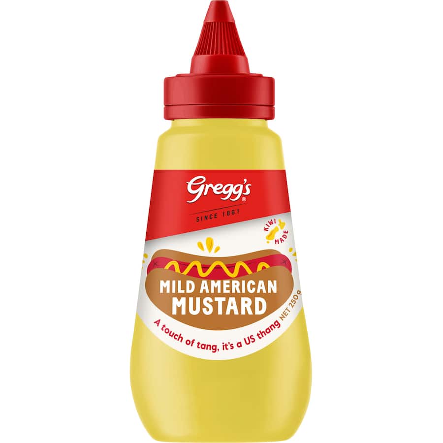 Greggs Mustard Mild American 250g