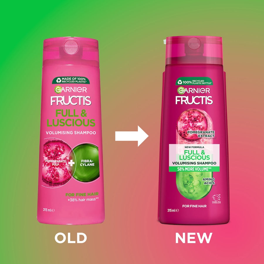 Garnier Fructis Shampoo Full And Luscious 315mL