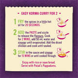 Pataks Recipe Base Gogonut Korma Mild Packet 315g