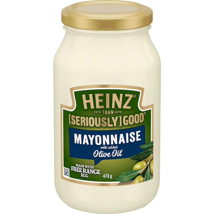 Heinz Seriously Good Mayonnaise Olive Oil Jar 470g