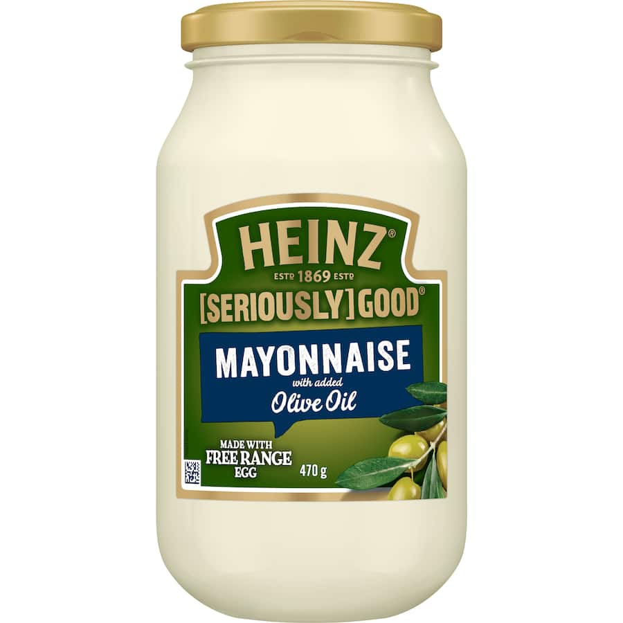 Heinz Seriously Good Mayonnaise Olive Oil Jar 470g