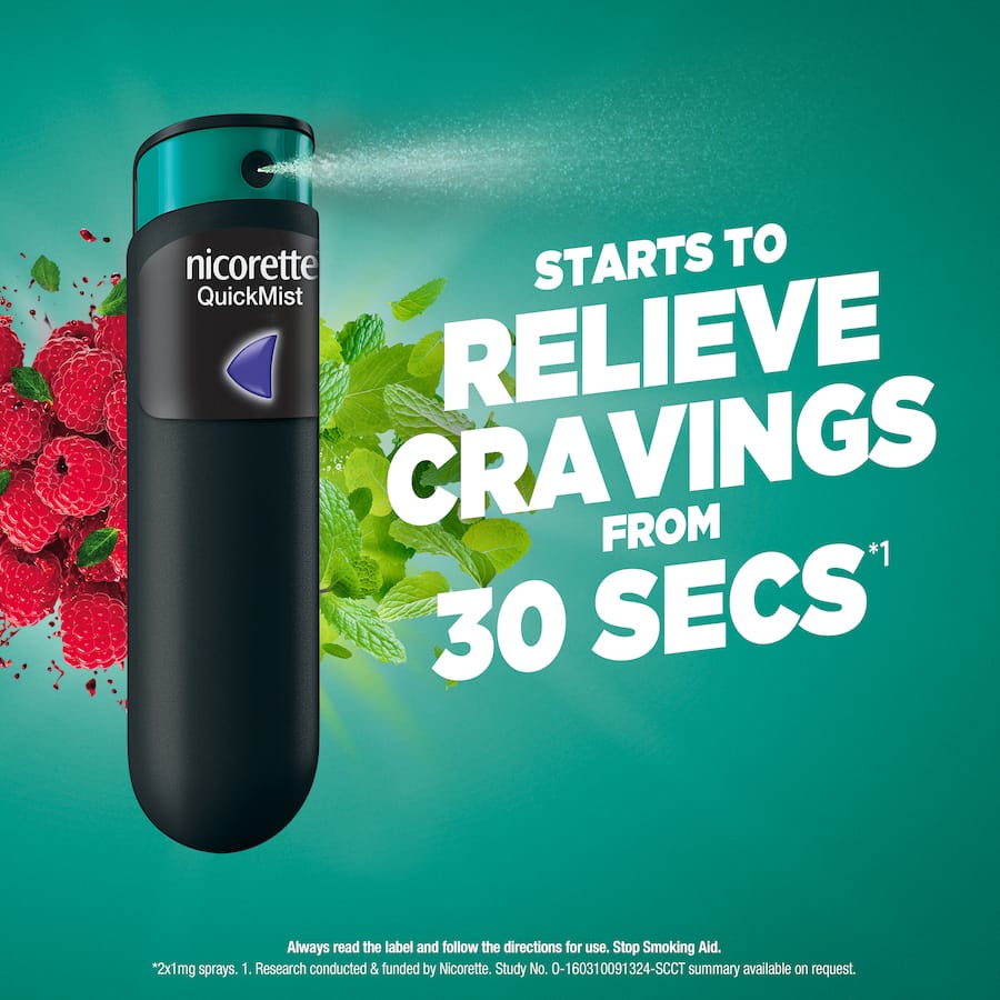 Nicorette Quick Smoking Remedy Mist Berry 13.2mL