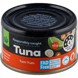 Woolworths Tuna Tom Yum Tear tab can 95g