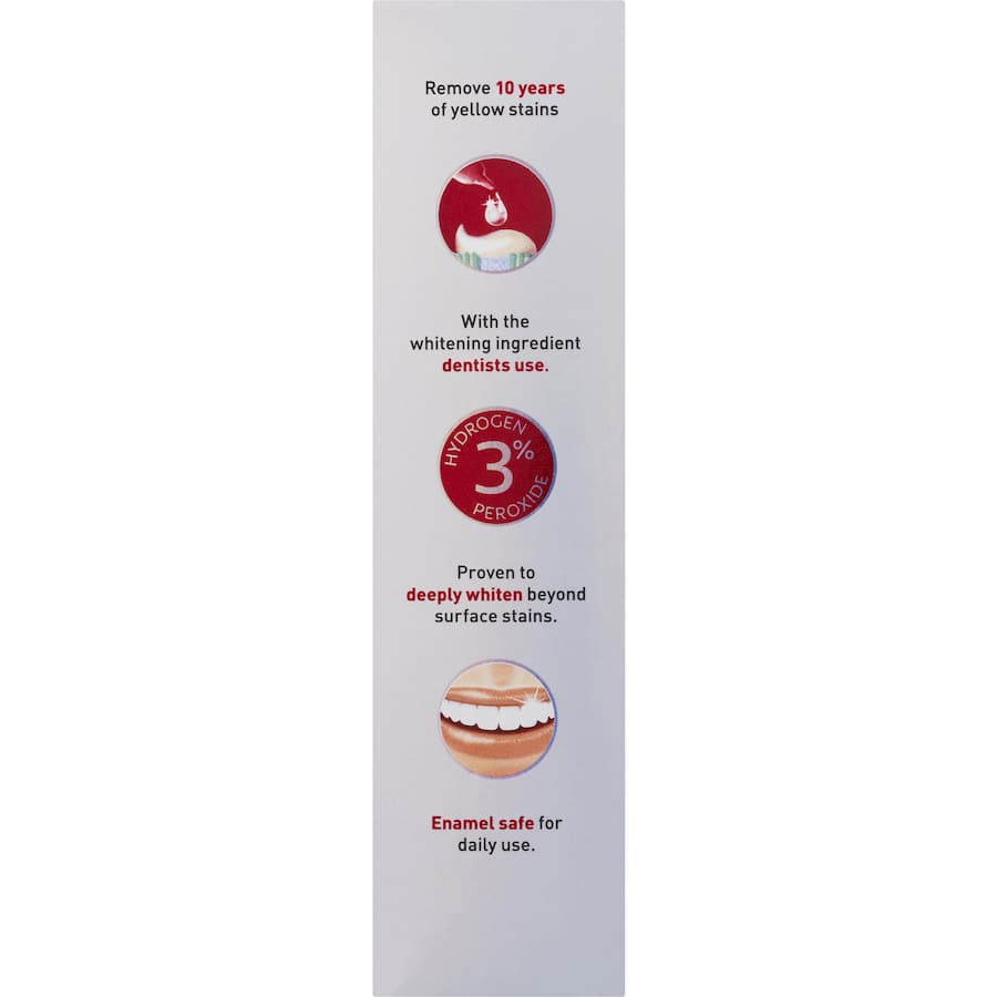 Colgate Optic White Whitening Toothpaste Renewal Teeth Whitening Tube 85g