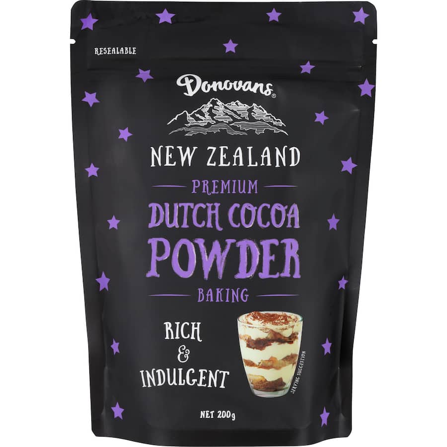 Donovans Cocoa Powder Premium Dutch 200g