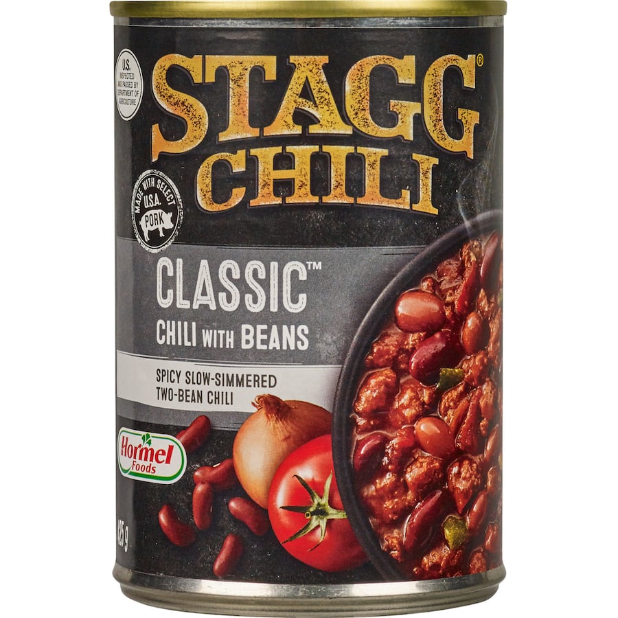 Stagg Chili Canned Dinners Pork With Classic Beans 425g