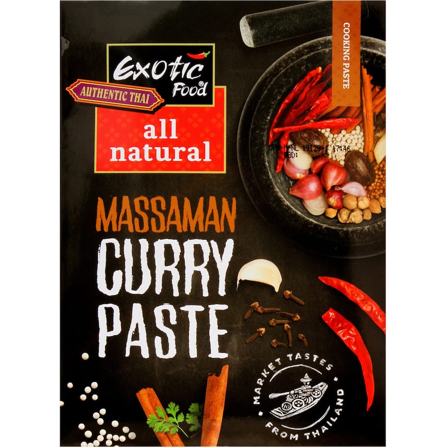 Exotic Food All Natural Cooking Sauce Massaman Curry Paste 50g