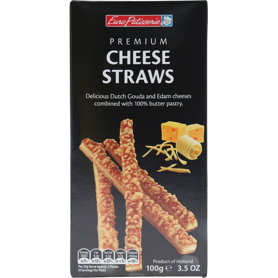 Euro Patisserie Crackers Cheese Straws 100g
