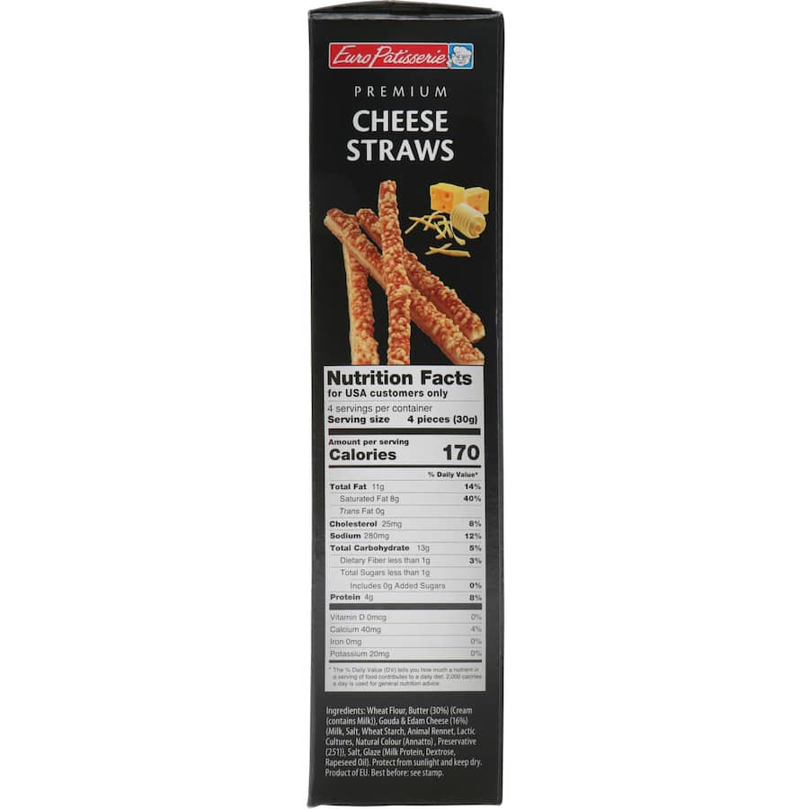 Euro Patisserie Crackers Cheese Straws 100g