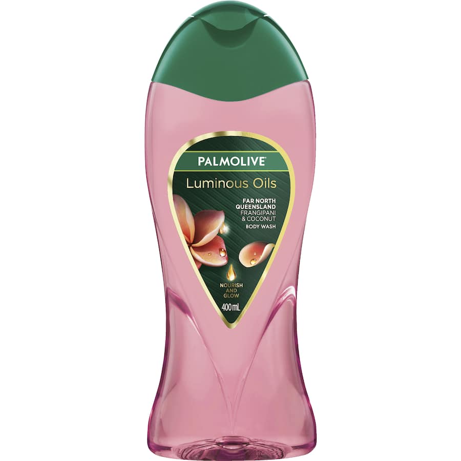 Palmolive Luminous Oils Shower Gel Body Wash Coconut Frangipani 400mL