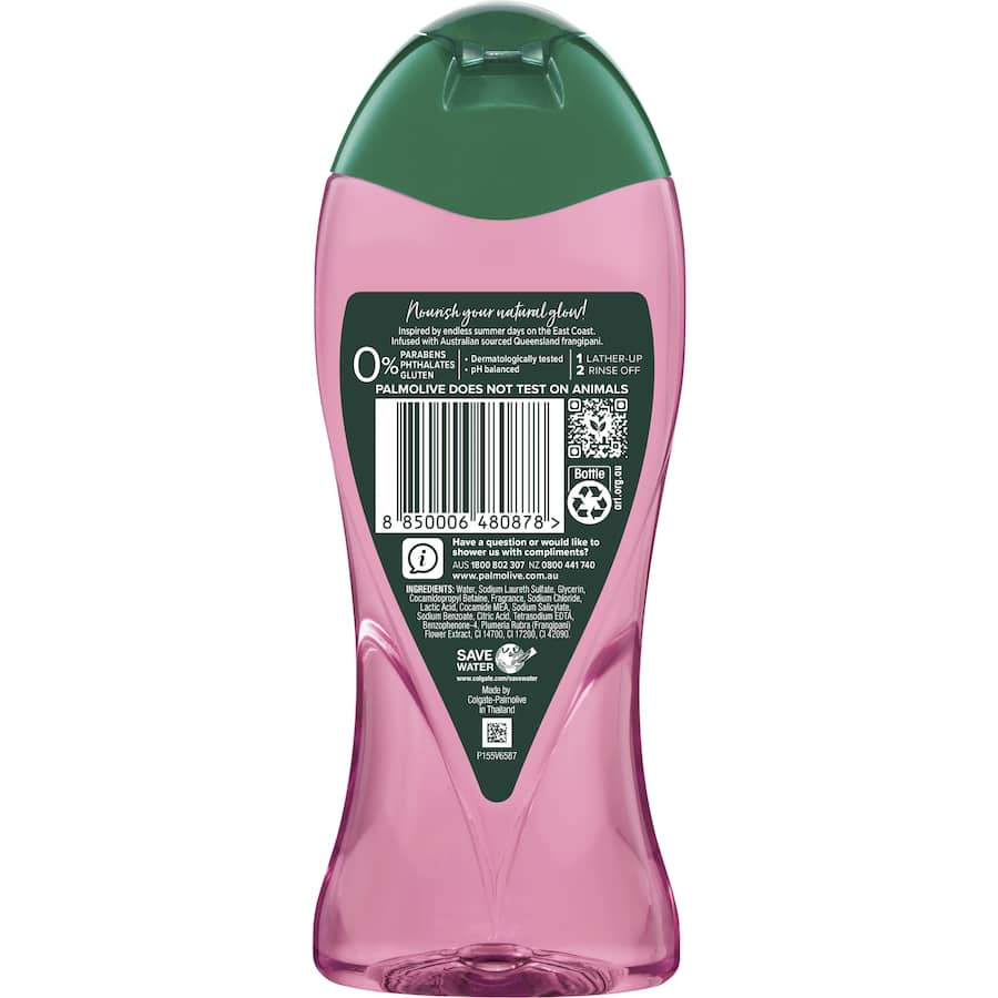 Palmolive Luminous Oils Shower Gel Body Wash Coconut Frangipani 400mL
