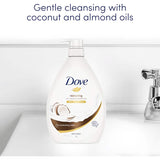 Dove Body Wash Restoring Coconut Almond Oil 1L