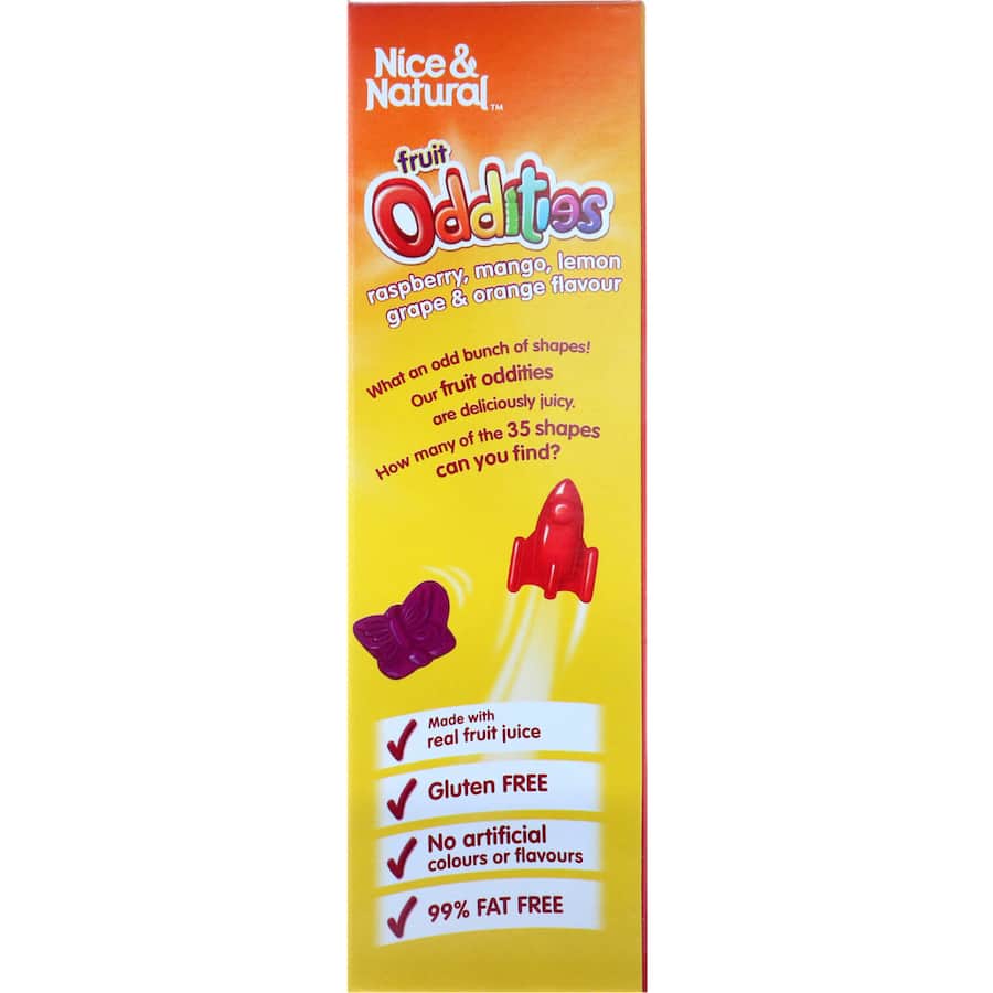Nice & Natural Fruit Snacks Oddities 8pk 136g