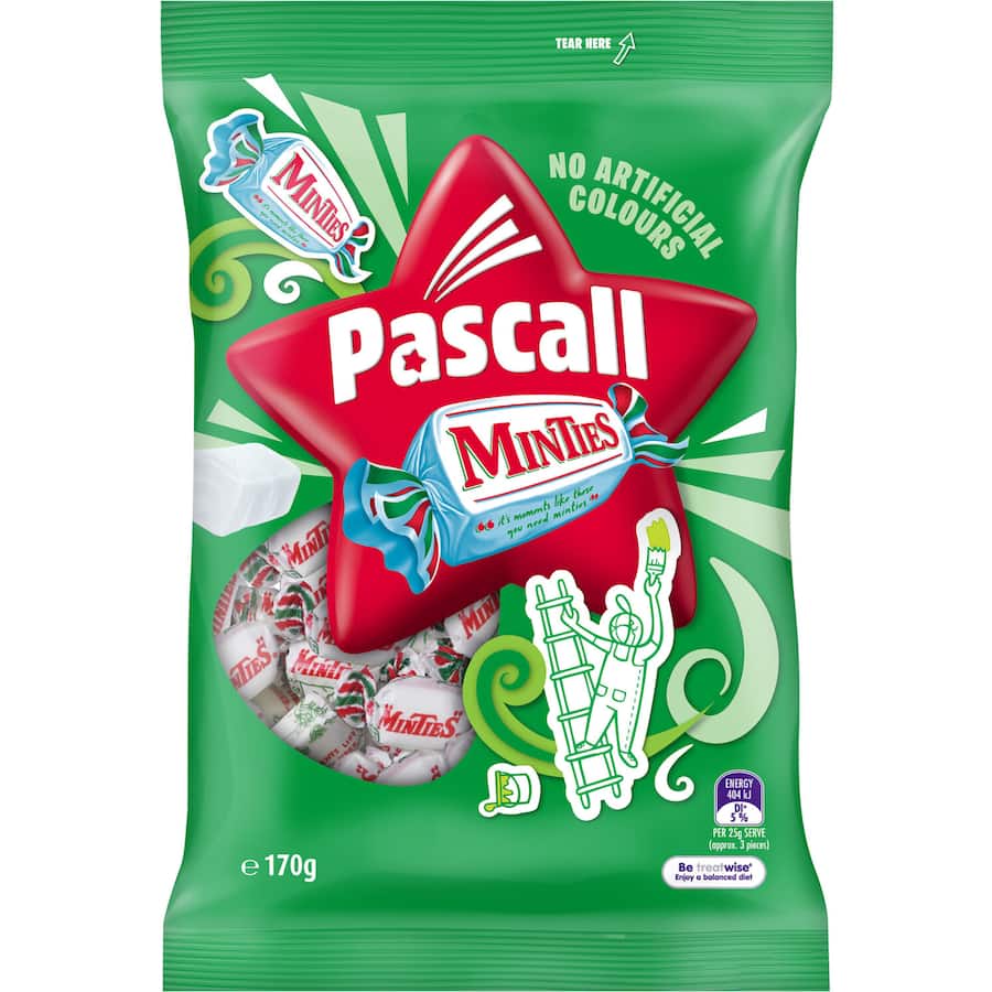 Pascall Lollies Minties 170g