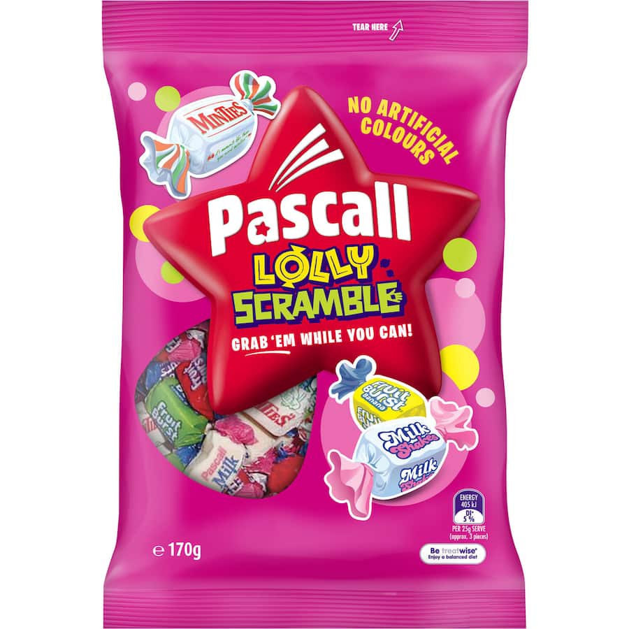 Pascall Lollies Lolly Scramble 170g