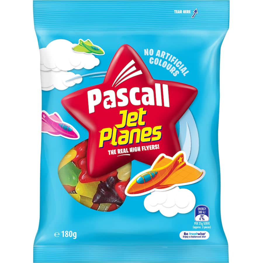 Pascall Lollies Jet Planes 180g