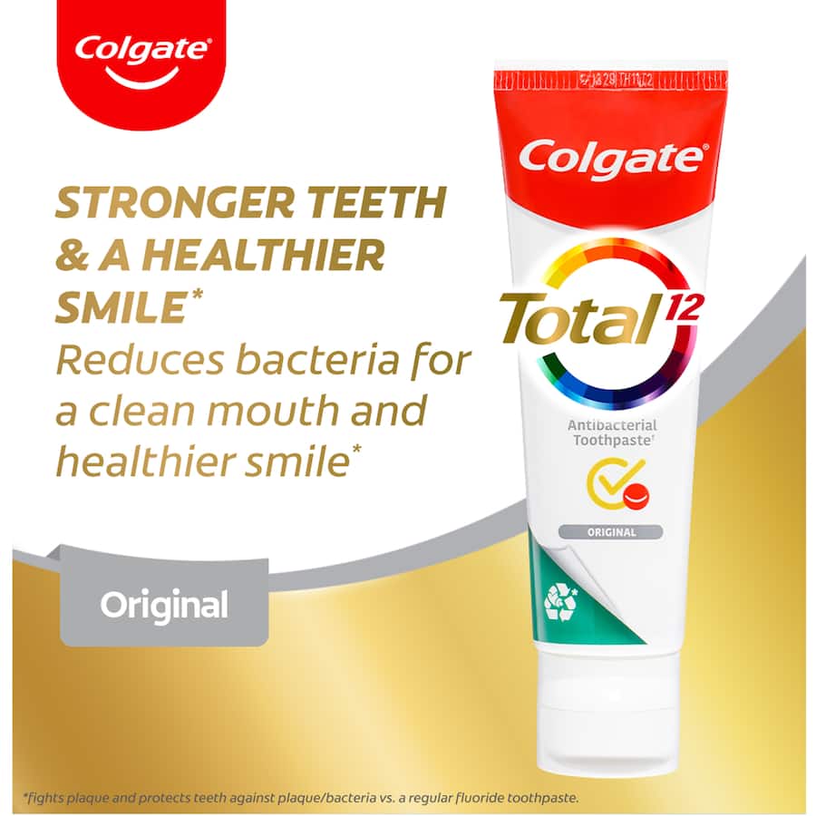 Colgate Total Antibacterial Toothpaste Original Tube 115g