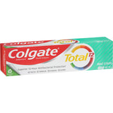 Colgate Total Antibacterial Toothpaste Mint Stripe Tube 115g