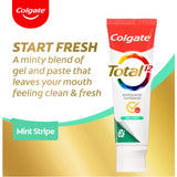 Colgate Total Antibacterial Toothpaste Mint Stripe Tube 115g