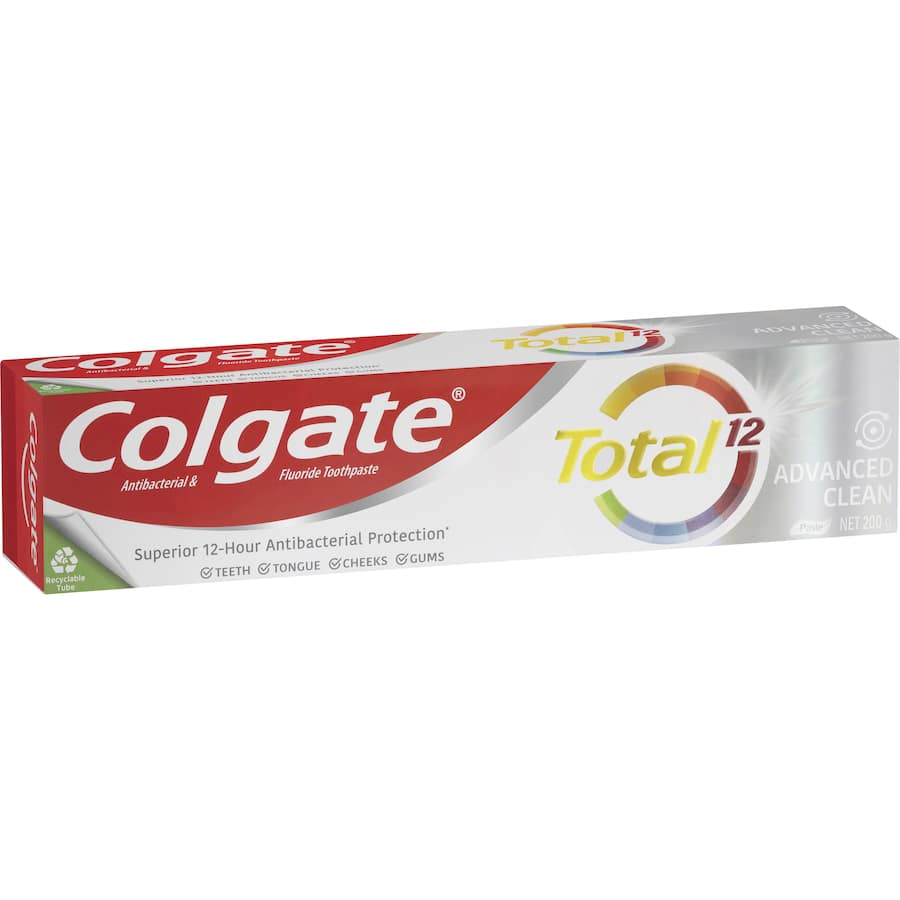 Colgate Total Antibacterial Toothpaste Deep Clean Value Pack Tube 200g