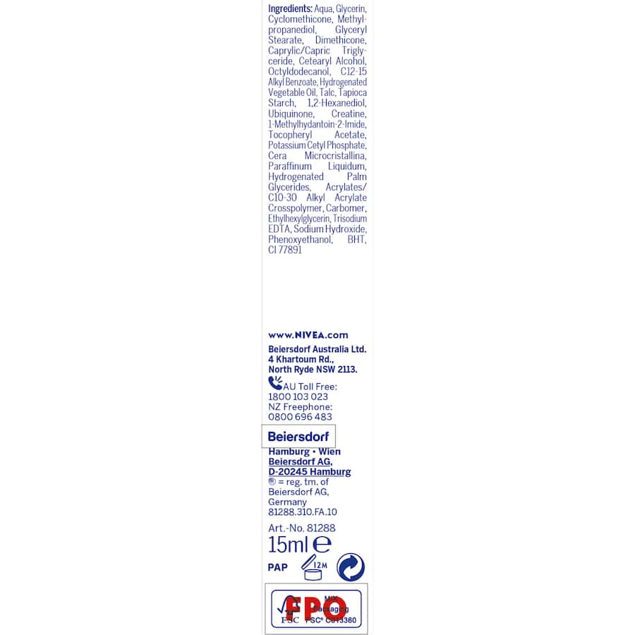 Nivea Q10 Power Eye Cream Anti-wrinkle + Firming 15mL