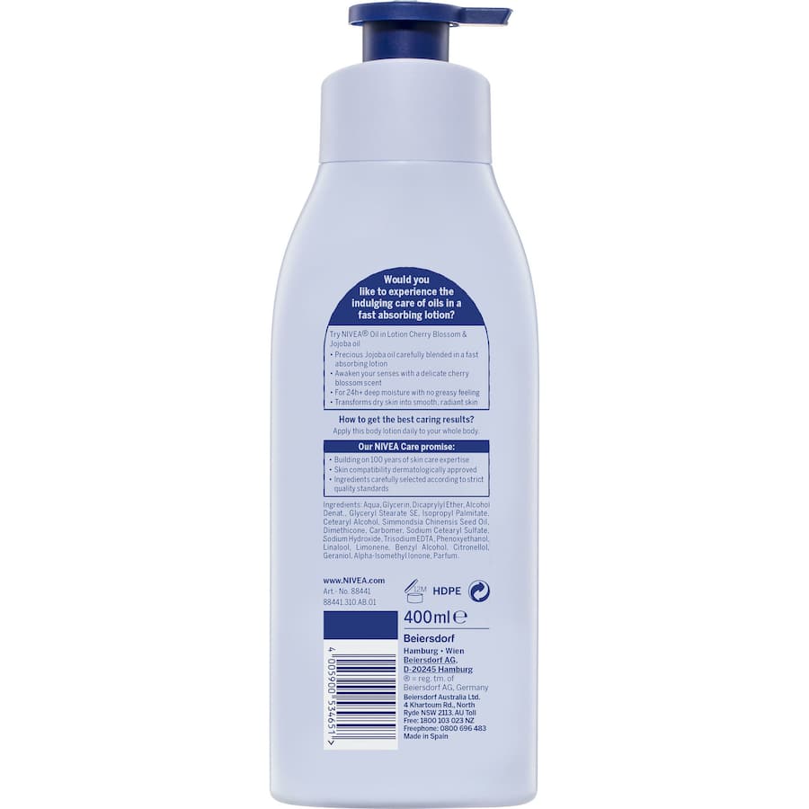 Nivea Body Lotion Cherry Blossom 400mL