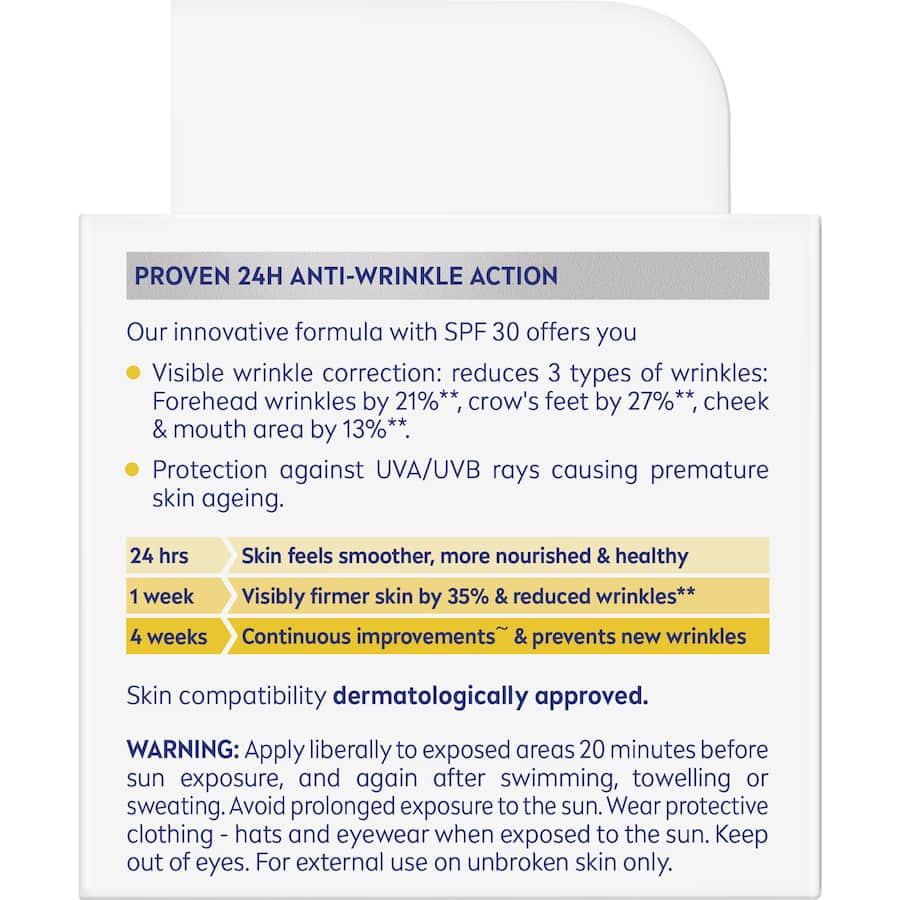Nivea Q10 Power Anti-wrinkle Firming Day Cream Spf30 50mL