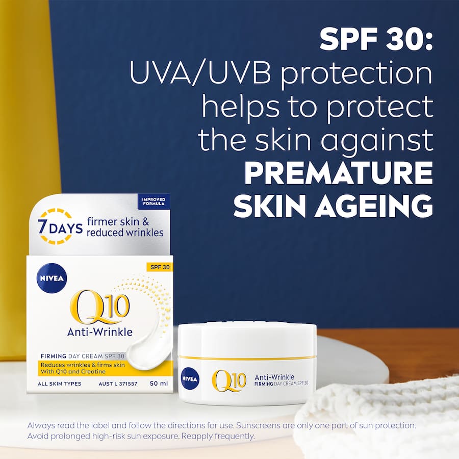 Nivea Q10 Power Anti-wrinkle Firming Day Cream Spf30 50mL