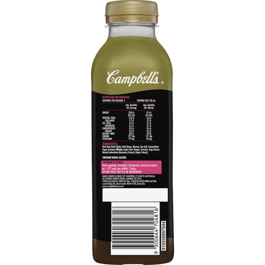 Campbells Beef Stock Bone Broth 500mL