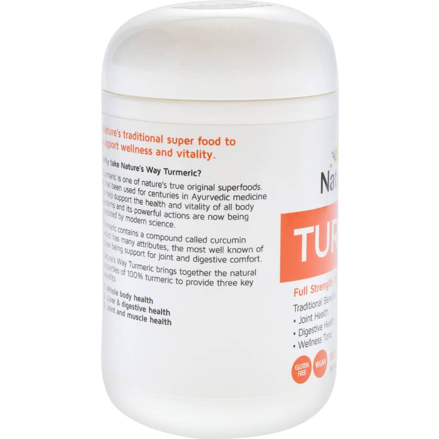 Natures Way Super Foods Turmeric  Tablets 100pack
