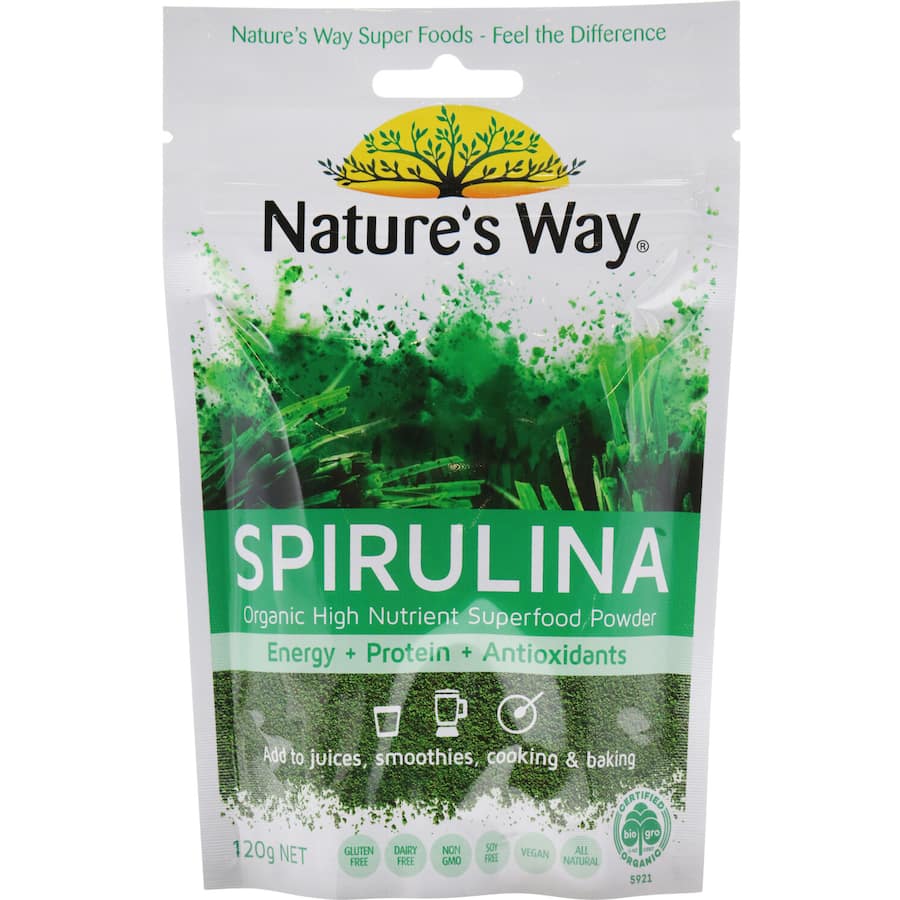 Natures Way Super Foods Spirulina  120g